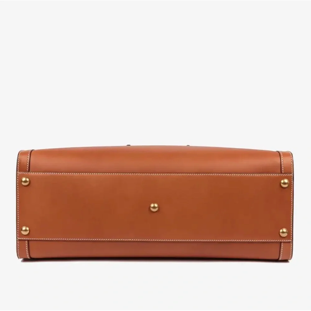 Gucci Leather Maxi bamboo Tote - Picture 2 of 6